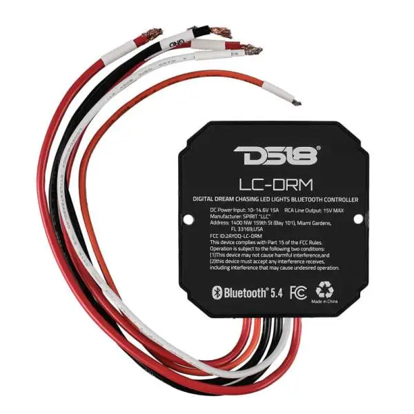 DS18 Bluetooth Module Digital LED Lights Control IP66 Waterproof Rating image 2
