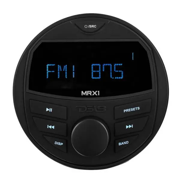 DS18 2.75in LCD screen 1 Zone 4 volts Output BT RDS 4 x 40 Watts Silicone Cover Headunit thumbnail 4