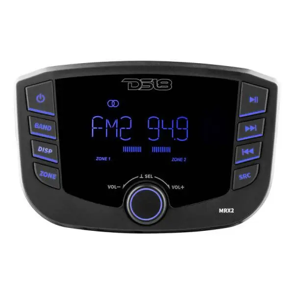DS18 3in LCD screen 2 Zones 4 volts Output BT RDS 4 x 40 Watts Headunit thumbnail 3