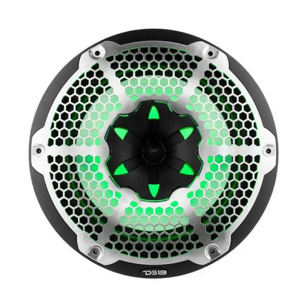 DS18 NXL-M Series Speaker w/ RGB LED Lights 10in 2-Way 200Watts RMS 4 ohm Black image 2