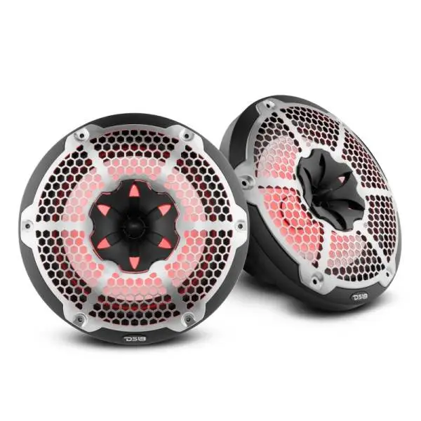 DS18 NXL-M Series Speaker w/ RGB LED Lights 10in 2-Way 200Watts RMS 4 ohm Black image 8