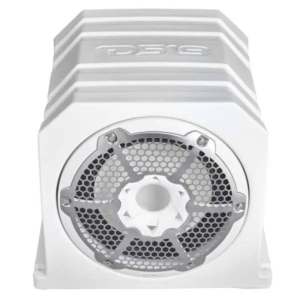 DS18 Subwoofer & Enclosure Dual 10in 350 Watts RMS 4 ohm NXL-10SUB/WH Included White image 2