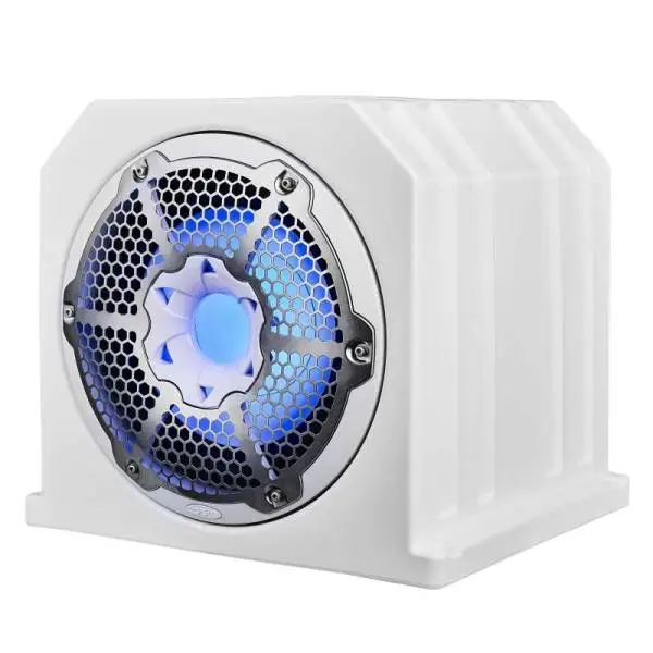 DS18 Subwoofer & Enclosure Dual 10in 350 Watts RMS 4 ohm NXL-10SUB/WH Included White image 3