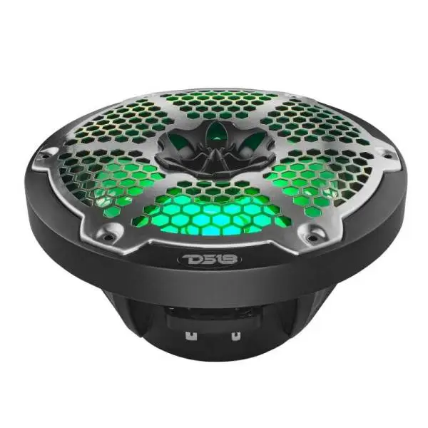 DS18 NXL-M Series Speaker w/ RGB LED Lights 8in 2-Way 125 Watts RMS 4 ohm Black image 4
