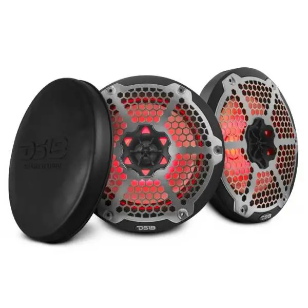 DS18 NXL-M Series Speaker w/ RGB LED Lights 8in 2-Way 125 Watts RMS 4 ohm Black image 6