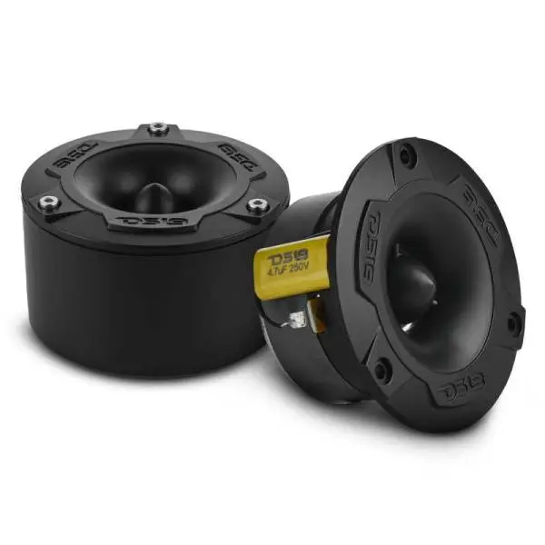 DS18 3.8in 120 Watts RMS 4 ohm 1in Aluminum Vc Super Bullet Tweeter Black image 10