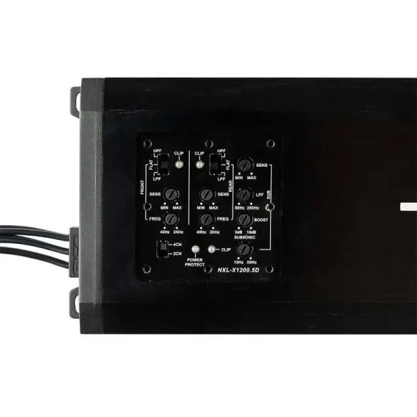 DS18 5-Channel Class-D Amp Full-Range 4x 150 at4 ohm & 1x 600 at2 ohm Watt RMS IP67 Waterproof Rate image 2