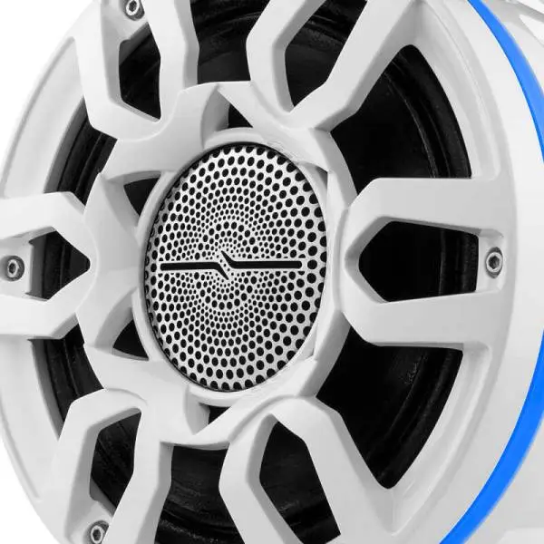 DS18 Compact Pro Towers 8in 250 Watts RMS RGB LED Lights PRO-HY8.4B Included Cover Included White image 6