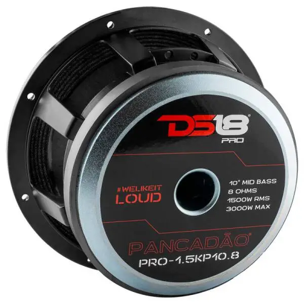 DS18 10in 1000 Watts RMS 8 ohm Mid-Bass Loudspeaker image 2