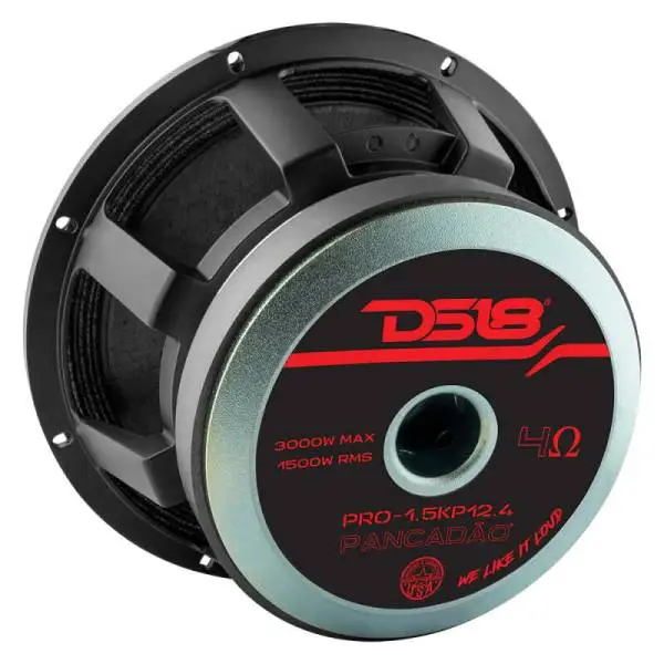 DS18 12in 1500 Watts RMS 4 ohm Mid-Bass Loudspeaker