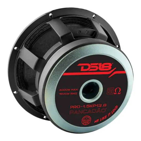 DS18 12in 1500 Watts RMS 8 ohm Mid-Bass Loudspeaker