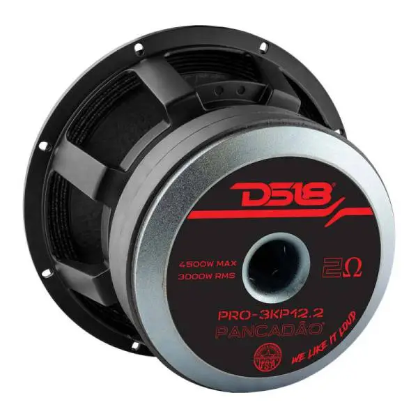 DS18 12in 3000 Watts RMS 2 ohm Mid-Bass Loudspeaker image 2
