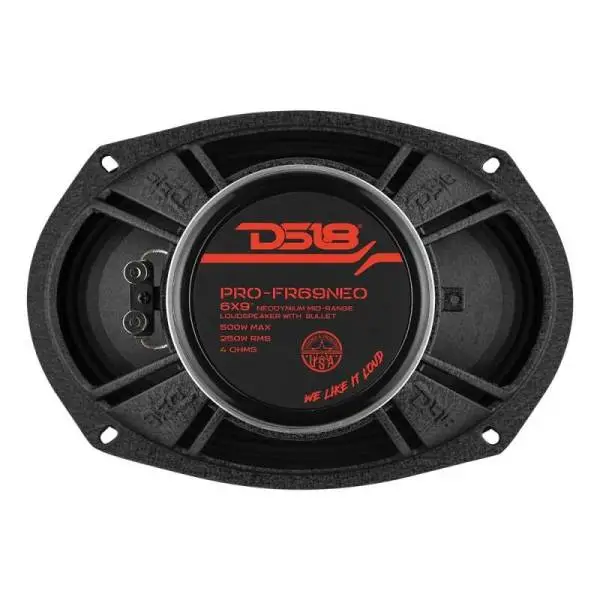 DS18 6x9in 250 Watts RMS 4 ohm Neodymium Full Range Loudspeaker image 2