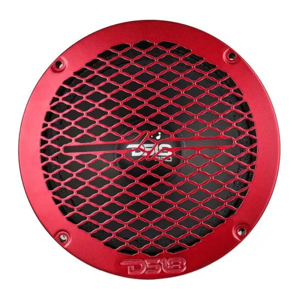 DS18 6.5in Speaker Grill Shallow- Red image 2