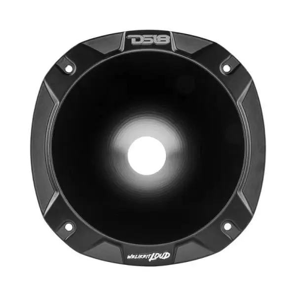 DS18 2in Long Bolt-On Throat Horn 27 Degree 10.84in Depth Black Aluminum image 2