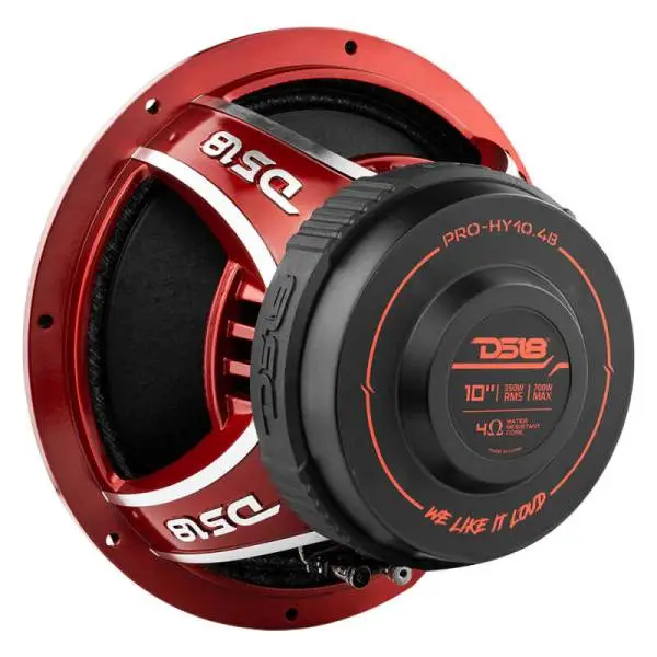 DS18 10in 350 Watts RMS 4 ohm Mid-Range Loudspeaker w/ Water Resistant Cone image 2