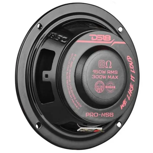DS18 6.5in 150 Watts RMS 8 ohm Neodymium Shallow Full Range Loudspeaker image 2