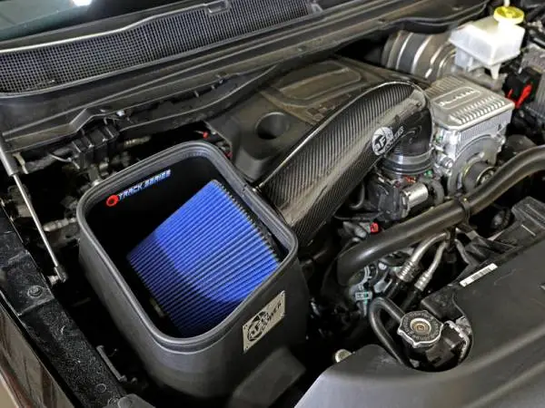 aFe 19-20 Dodge RAM 1500 5.7L Track Series Carbon Fiber Cold Air Intake System w/Pro 5R Filter thumbnail 2