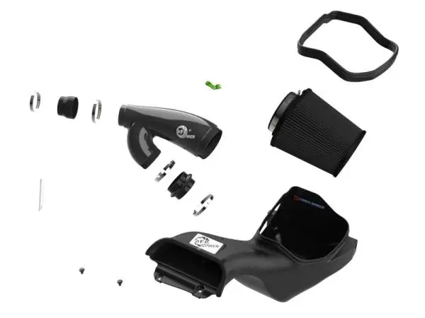 aFe 21-24 Ford F150 Raptor Track Series Carbon Fiber Cold Air Intake System w/ Black Pro 5R Filter thumbnail 2
