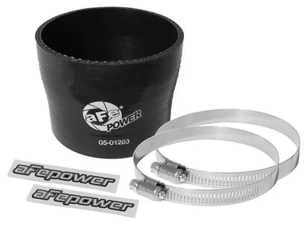 aFe Magnum FORCE Intake Coupling Kit (3-3/4 IN ID to 3-1/2 IN ID x 3 IN L) Straight Black
