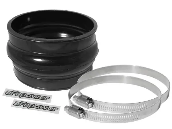 aFe Magnum FORCE Intake Coupling Kit (4-1/2 IN ID x 3 IN L) Straight Coupler w/ Hump - Black
