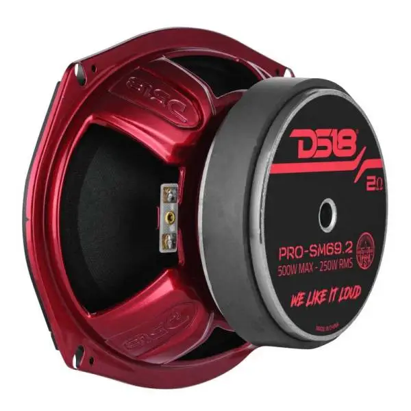 DS18 6x9in 250 Watts RMS 2 ohm Mid-Range Loudspeaker Shallow image 5