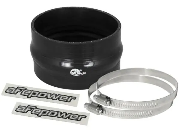 aFe Magnum FORCE 4.75in ID 3in L Straight Reducing Bellow Coupler - Black