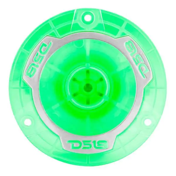 DS18 3.8in Super Bullet Tweeter 120 Watts RMS 1in Aluminum Vc 4 ohm RGB LED Lights- Pair image 4
