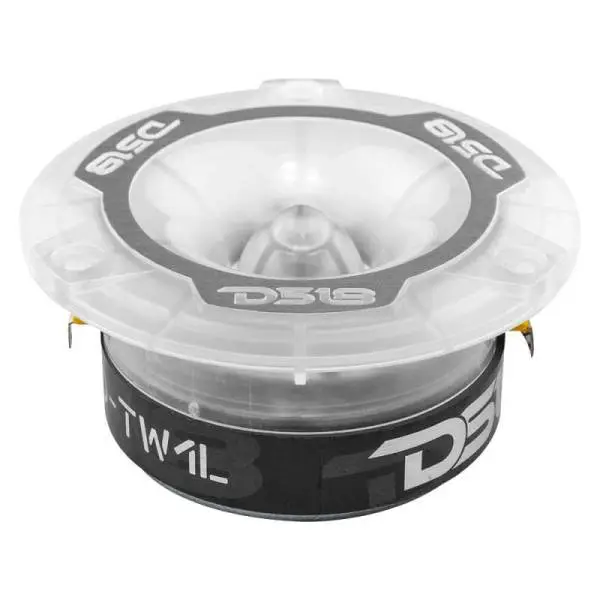 DS18 3.8in Super Bullet Tweeter 120 Watts RMS 1in Aluminum Vc 4 ohm RGB LED Lights- Pair image 5