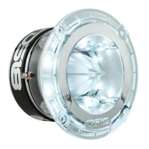 DS18 4.5in Super Bullet Tweeter 280 Watts RMS 1.75in Titanium Vc 4 ohm RGB LED Lights image 4
