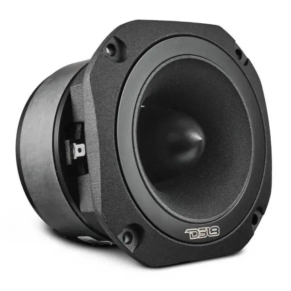 DS18 4in Super Bullet Tweeter 200 Watts RMS 1.5in Titanium Vc 4 ohm Black