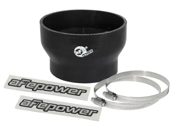 aFe Magnum FORCE Intake Coupling Kit (4-1/3 IN ID to 3-1/2 IN ID x 2-3/4 IN L) Straight Black