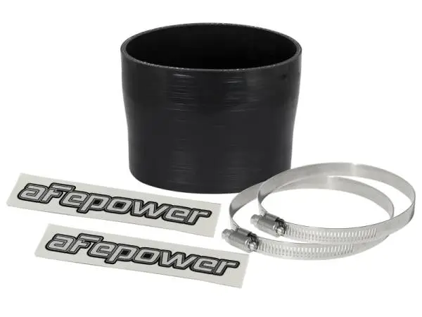 aFe Magnum FORCE (3-3/4in ID to 3-1/2in ID x 3in L) Straight Reducing Coupler - Black