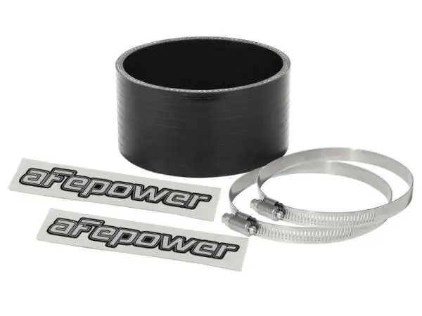 aFe Magnum FORCE Intake Coupling Kit (3-1/2 IN ID x 2 IN L) Straight Coupler - Black
