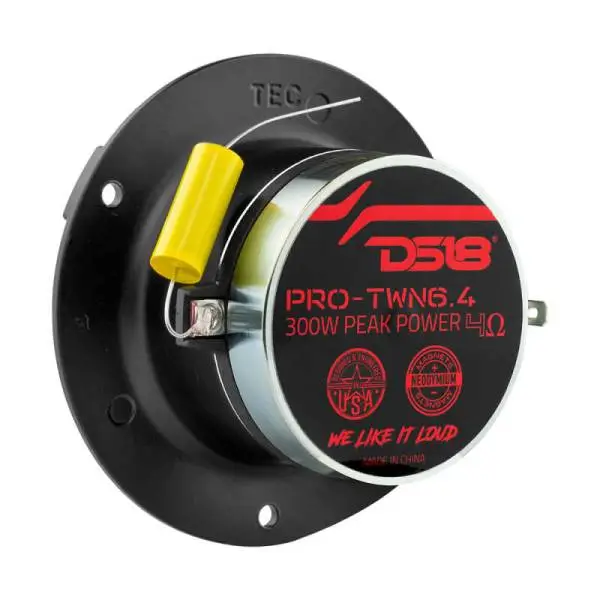 DS18 4in High Compression Neodymium Tweeter 150 Watts RMS 1.5 in Polyimide Vc 4 ohm image 2