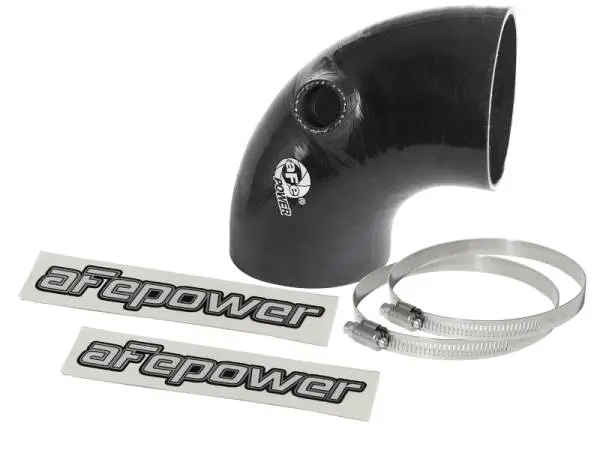 aFe Magnum FORCE Intake Coupling Kit (3-3/4 IN ID x 90 Deg.) Elbow Coupler - Black