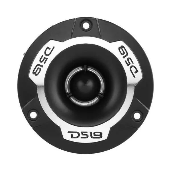 DS18 3.8in Super Bullet Tweeter 120 Watts RMS 1in Aluminum Vc 4 ohm Silver image 2