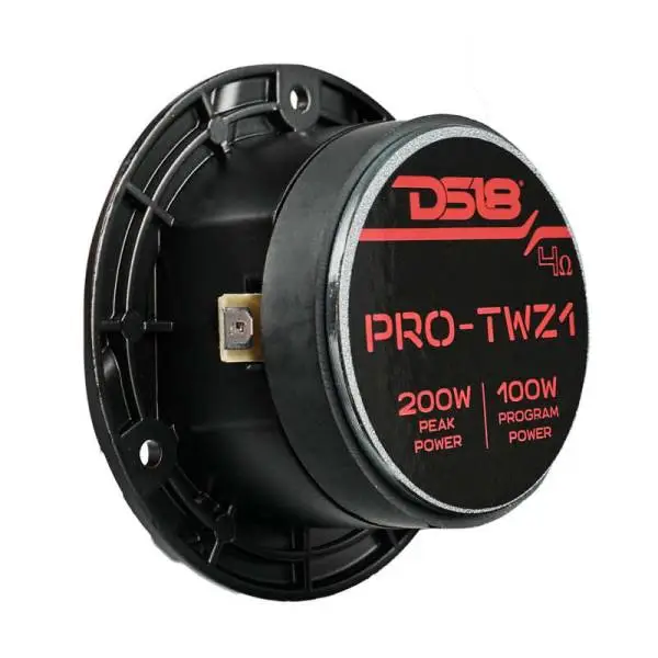 DS18 3.8in Super Bullet Tweeter Compression TW 100 Watts RMS 1in Aluminum Vc 4 ohm image 2