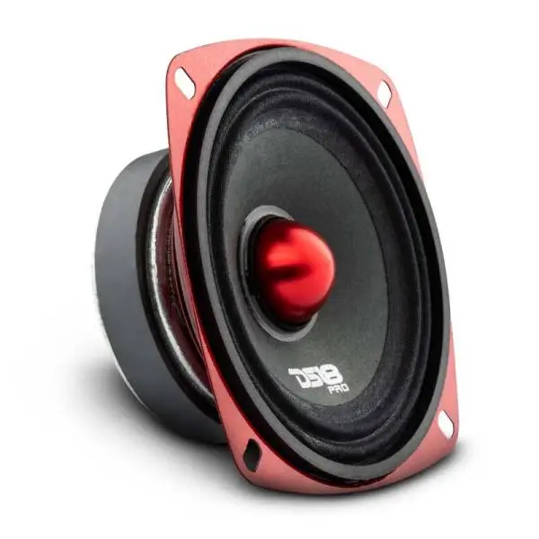 DS18 4in 100 Watts RMS 4 ohm Mid-Range Bullet Shallow Loudspeaker