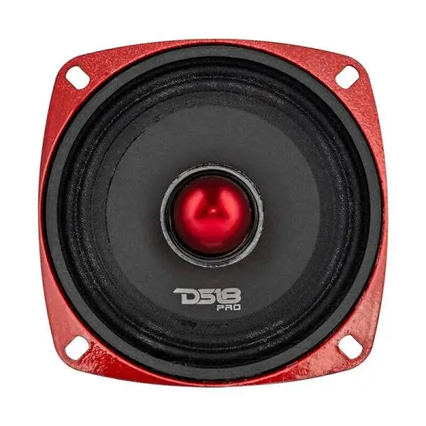 DS18 4in 100 Watts RMS 4 ohm Mid-Range Bullet Shallow Loudspeaker image 5