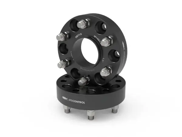 aFe CONTROL Billet Aluminum Wheel Spacers 6x5.5mm / CB 77.8mm / 1.5in - 19-25 RAM 1500