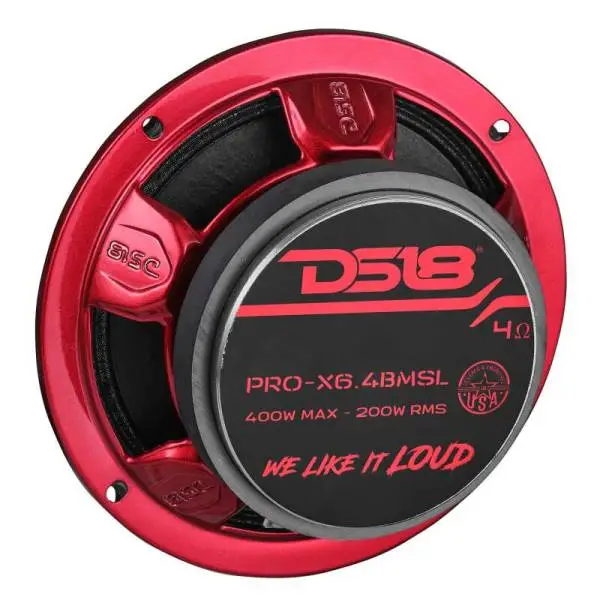 DS18 6.5in 200 Watts RMS 4 ohm Mid-Range Bullet Loudspeaker Shallow image 2