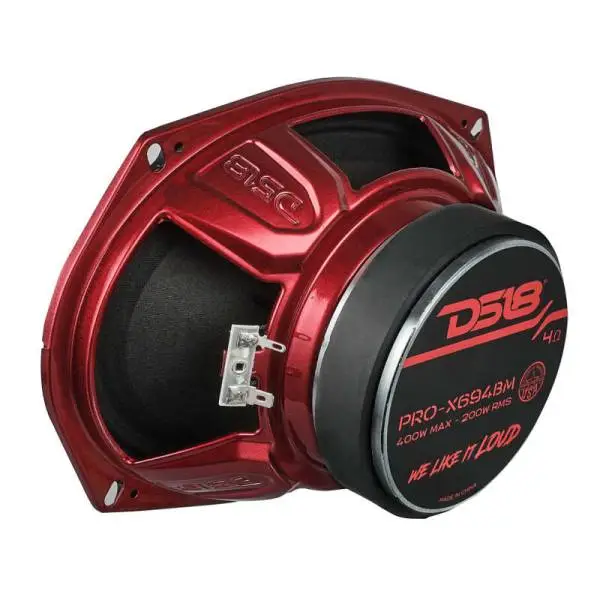 DS18 6x9in 275 Watts RMS 4 ohm Mid-Range Loudspeaker Bullet Loudspeaker Grill Included image 2