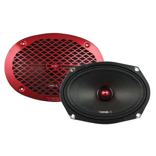 DS18 6x9in 275 Watts RMS 4 ohm Mid-Range Loudspeaker Bullet Loudspeaker Grill Included image 4