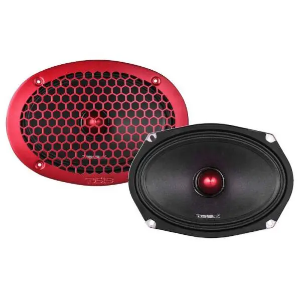 DS18 6x9in 275 Watts RMS 8 ohm Mid-Range Loudspeaker Bullet Loudspeaker Grill Included image 3