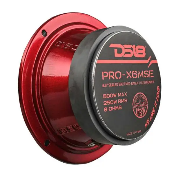 DS18 6.5in 250 Watts RMS 8 ohm Mid-Range Loudspeaker Sealed Back image 2