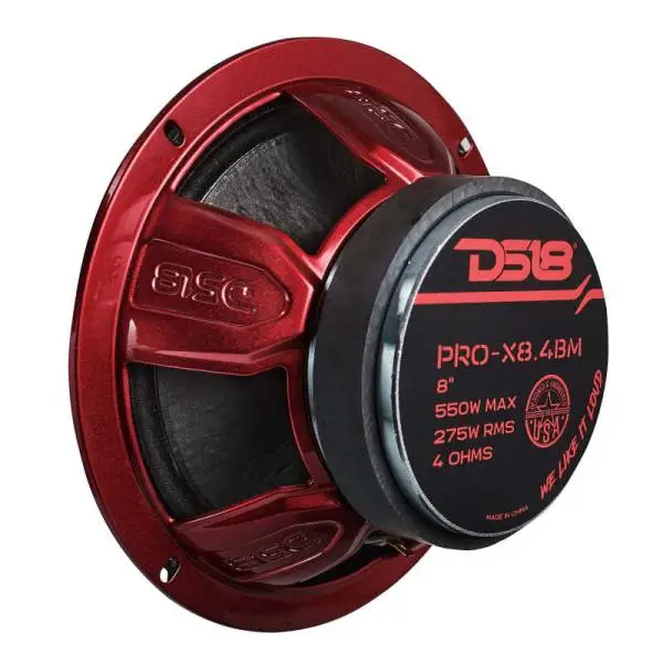 DS18 8in 275 Watts RMS 4 ohm Mid-Range Loudspeaker Bullet Loudspeaker image 2