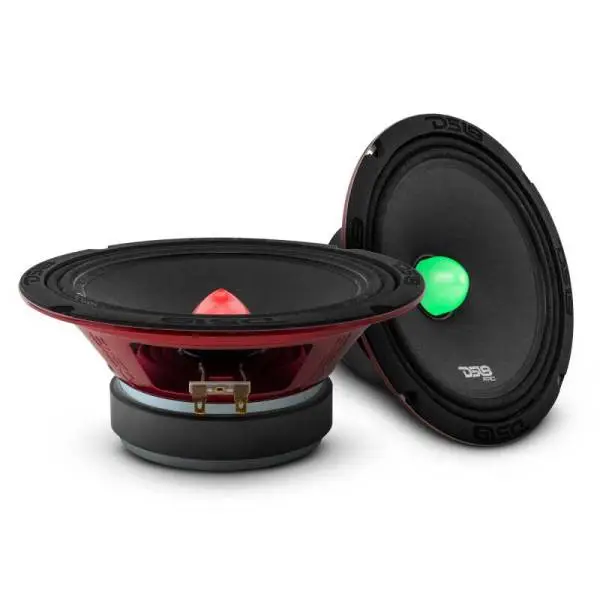 DS18 8in 275 Watts RMS 4 ohm Mid-Range Loudspeaker RGB Bullet Loudspeaker image 5