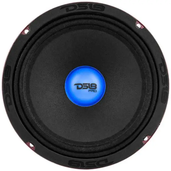 DS18 8in 275 Watts RMS 4 ohm Mid-Range Loudspeaker w/ RGB Dust Cap image 3