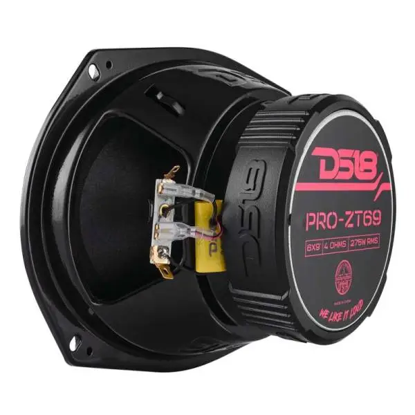 DS18 6x9in Coaxial Loudspeaker 275 Watts RMS 4 ohm Mid-Range Water Resistant Cone image 7